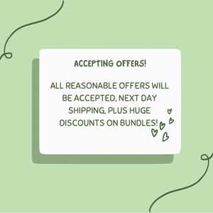 ALL REASONABLE OFFERS ACCEPTED! THANK YOU FOR SHOPPING WITH ME ✨✨✨💜💜💜💜